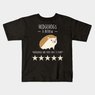 Hedgehog Review Kids T-Shirt